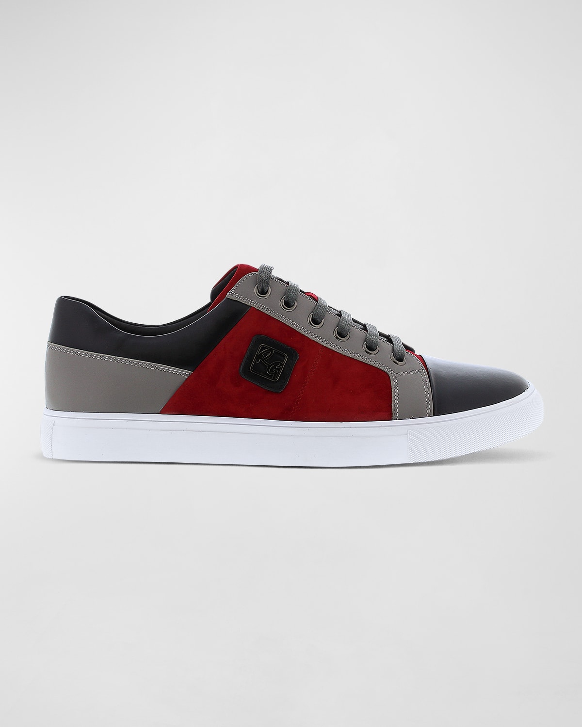 red low top sneakers