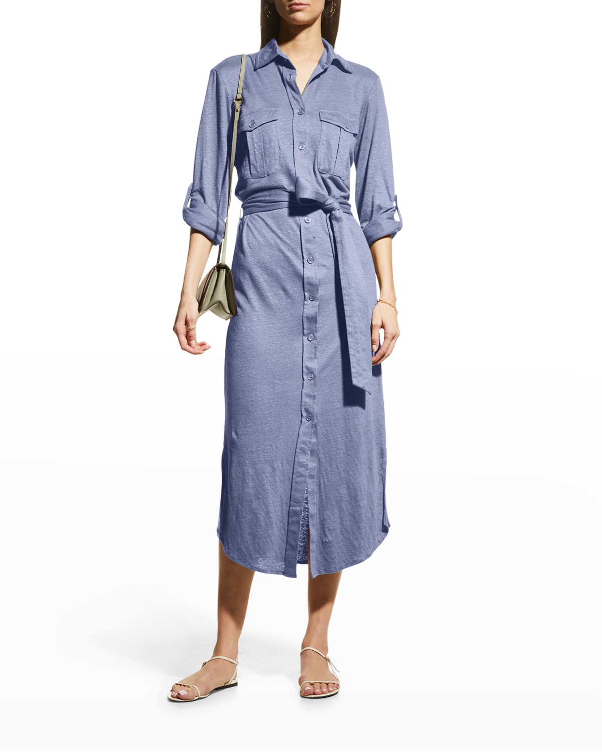 Pocket Shirt Dress | Neiman Marcus