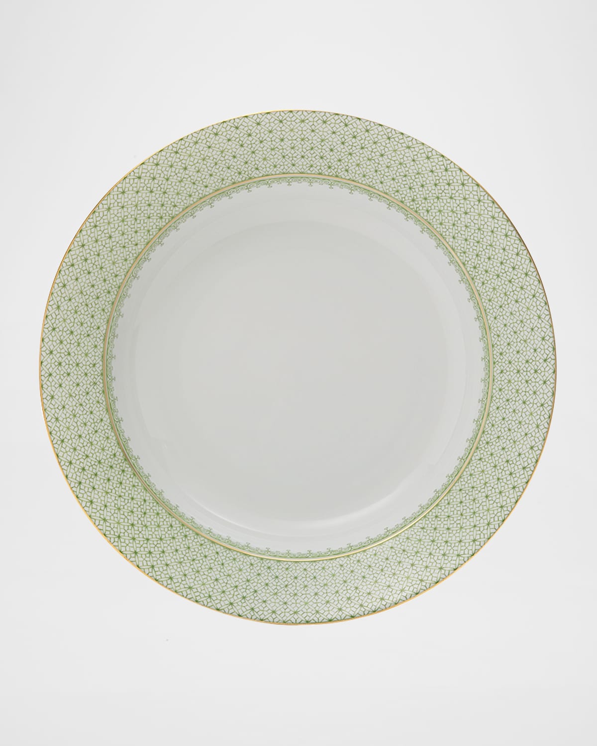 Mottahedeh Apple Lace Rim Soup Bowl