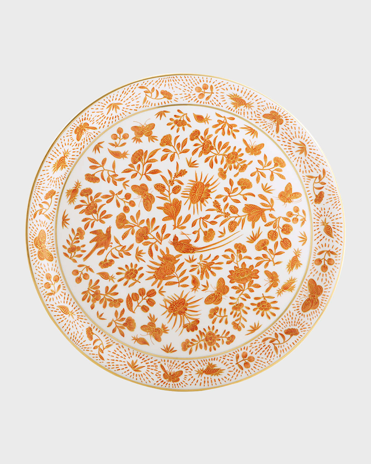 Mottahedeh Sacred Bird & Butterfly Cake Plate