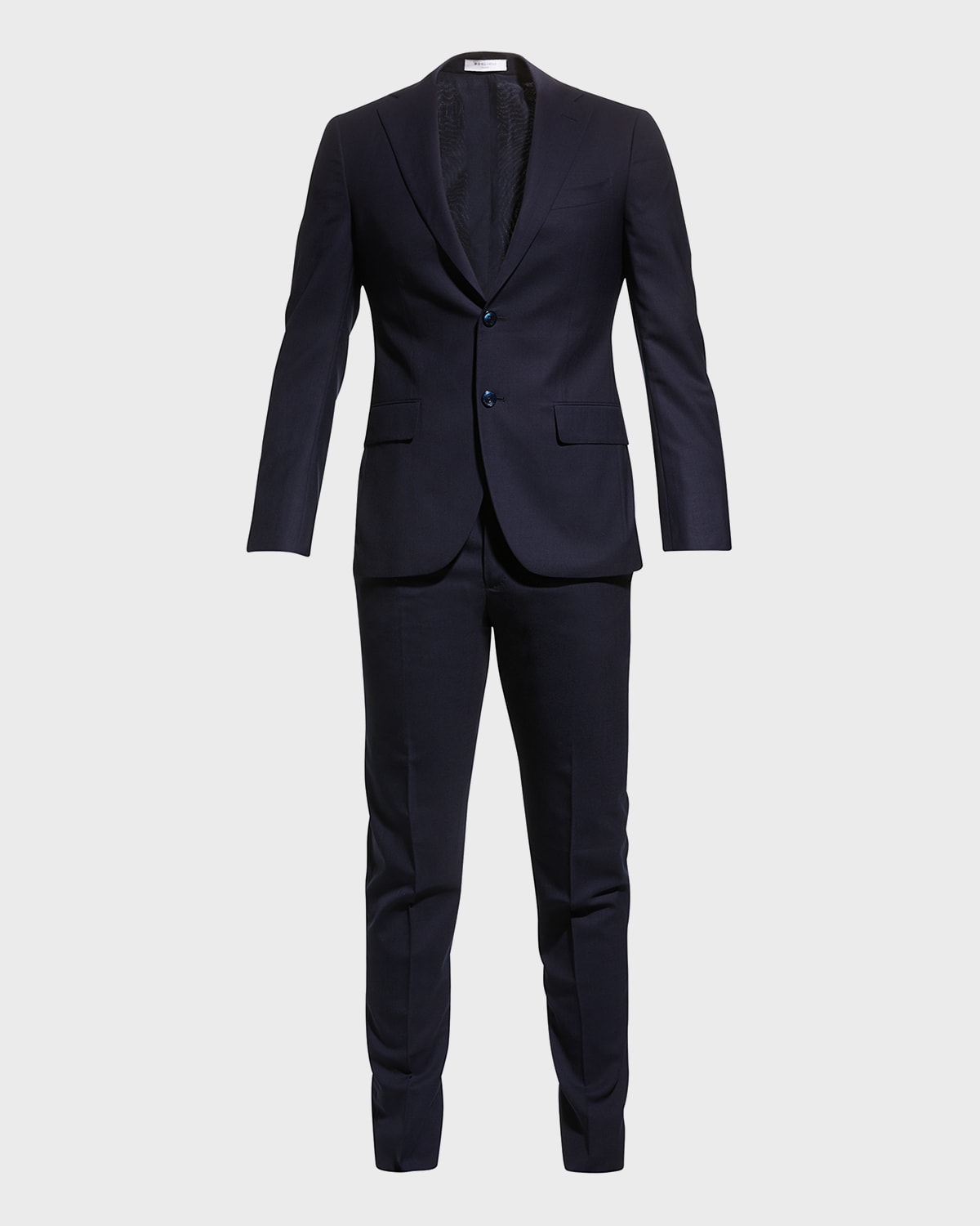 Boglioli Men's Solid Wool Suit