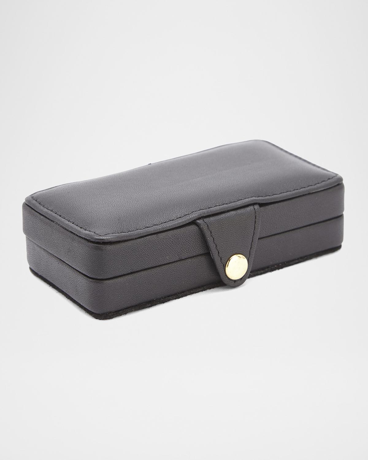 Personalized Leather Manicure Grooming Kit