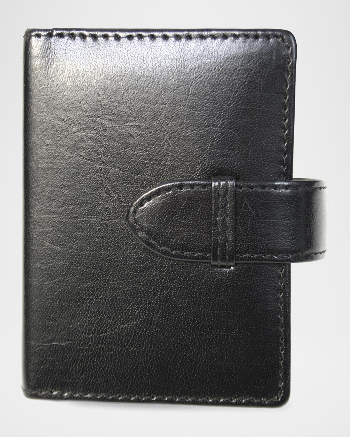 Personalized Leather Playing Card Set Holder