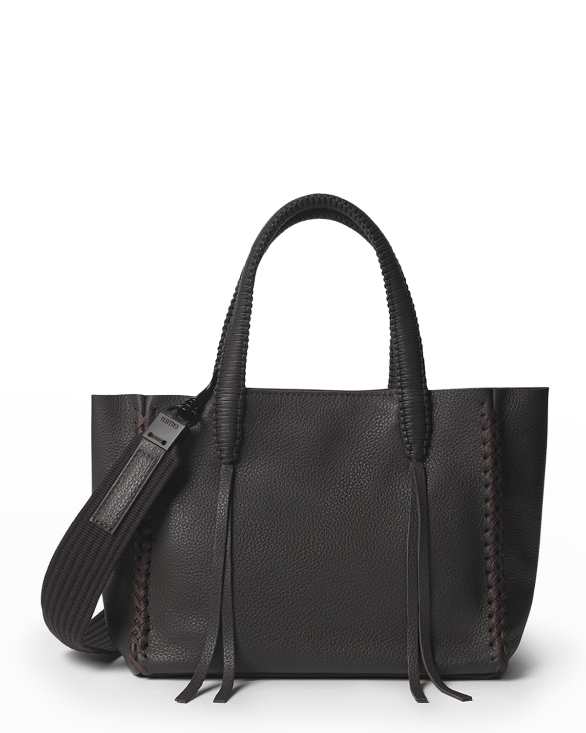 Leather Trim Handbag | Neiman Marcus