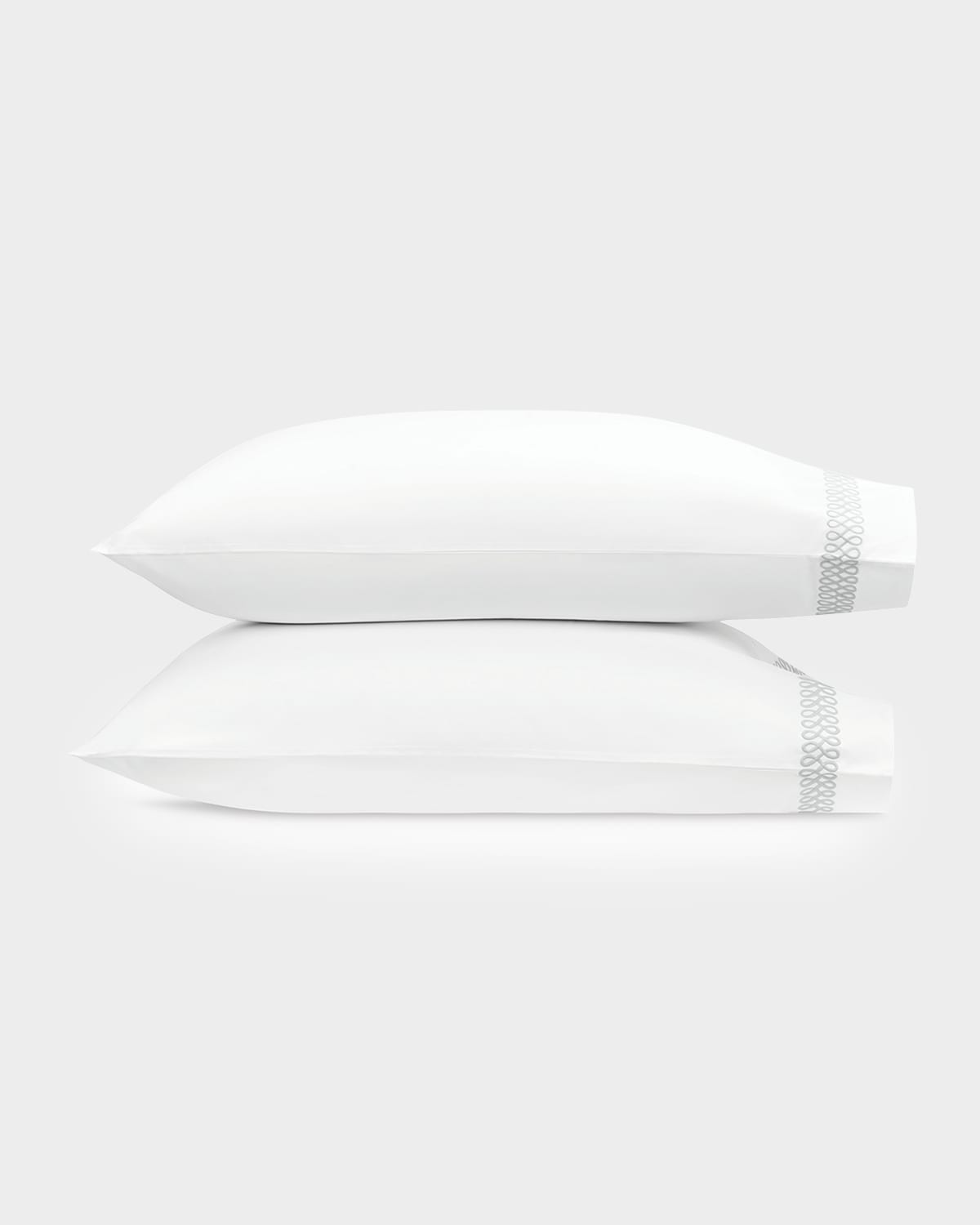 Matouk Schumacher Astor Braid Pillowcases, Pair, Standard