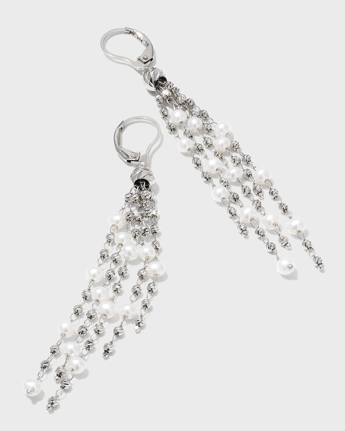 Platinum Born Debut Multi Drop Earrings