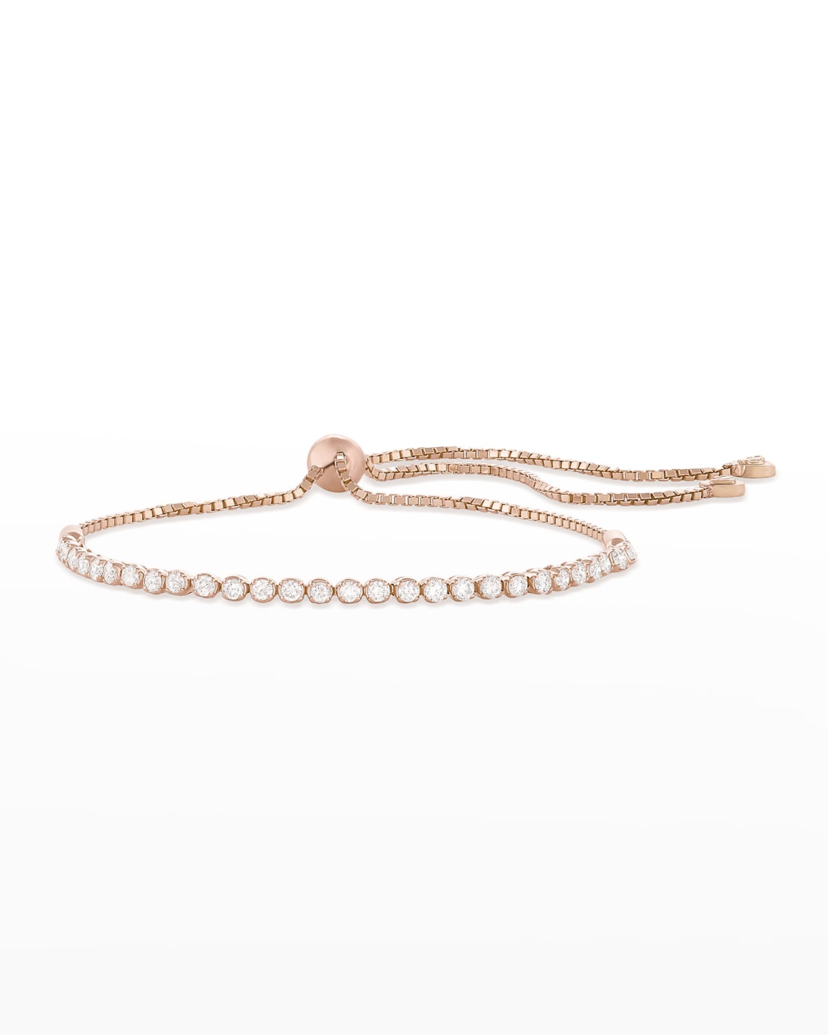 Dominique Cohen Rose Gold Diamond Tennis Bracelet