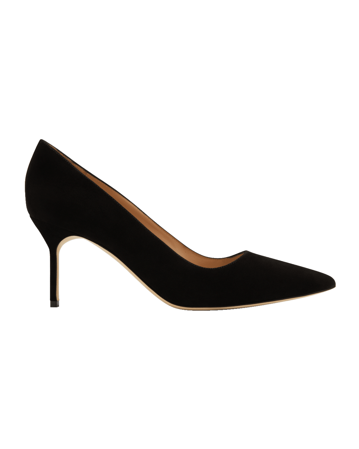 Manolo Blahnik BB 70mm Suede Stiletto Pumps