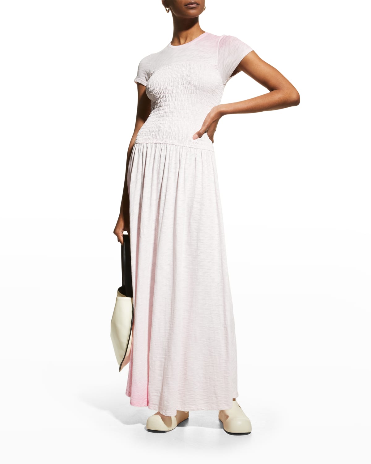 Short Sleeve Maxi Dress | Neiman Marcus