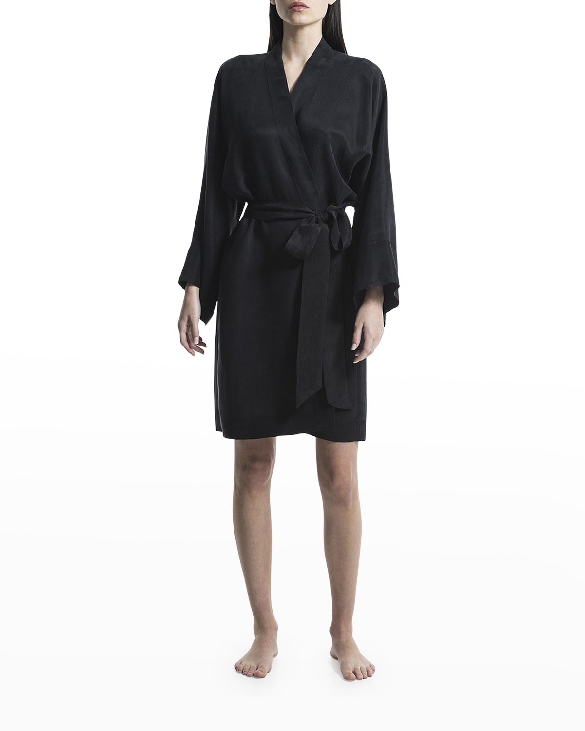 Black Silk Robe Neiman Marcus