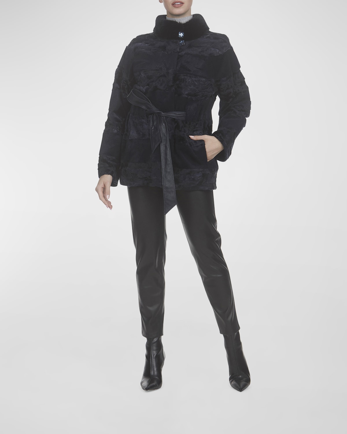 Stand Collar Coat | Neiman Marcus