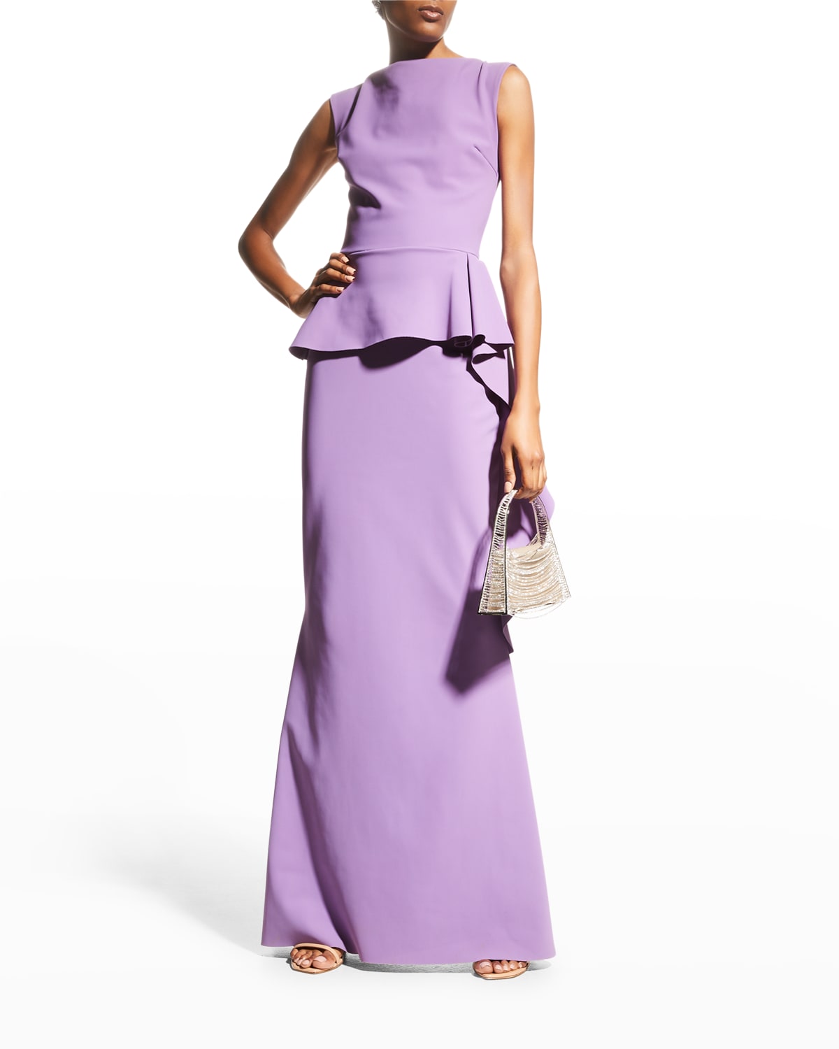 Peplum Evening Gown | Neiman Marcus