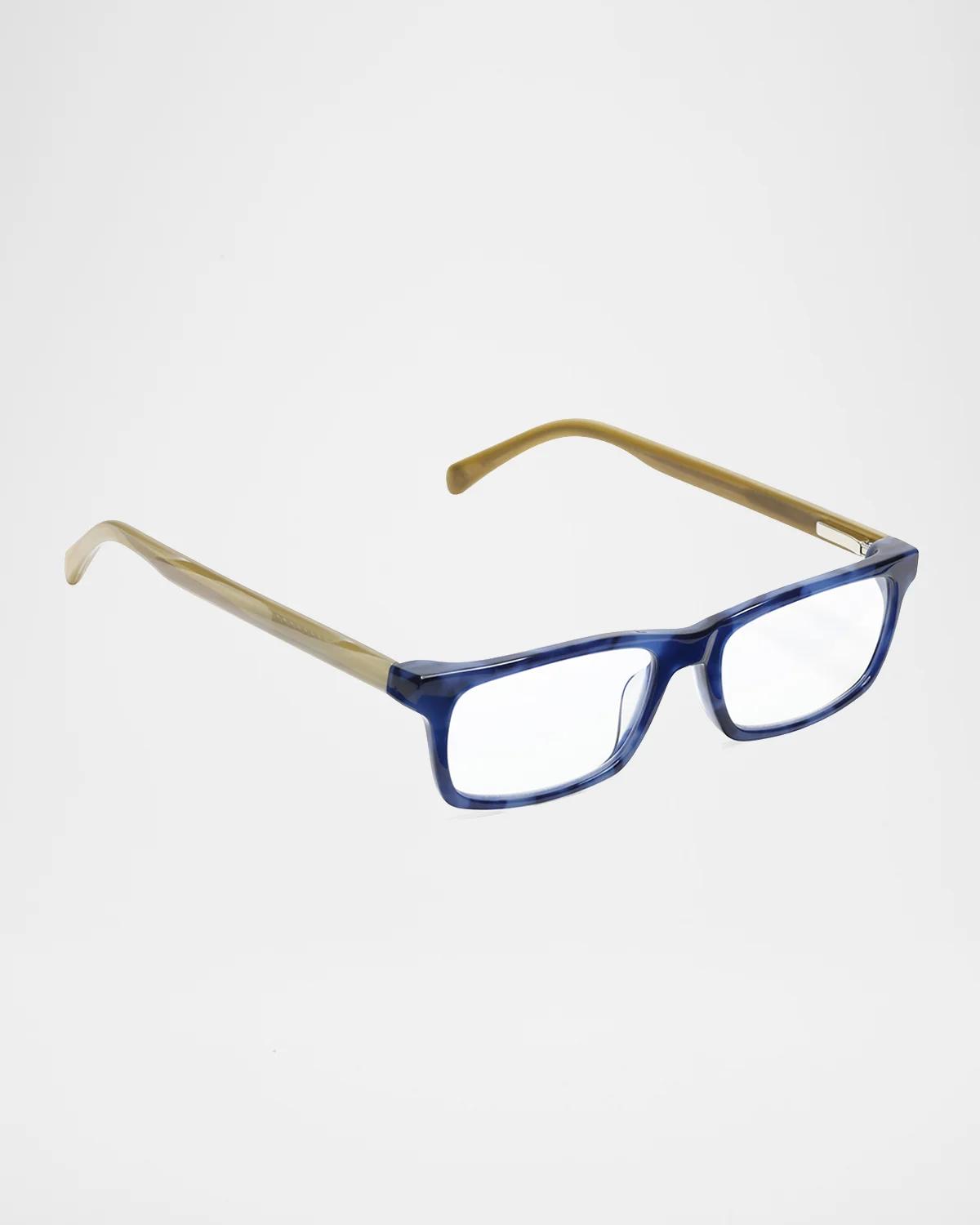 Eyebobs Number Cruncher Rectangle Acetate Reader Glasses