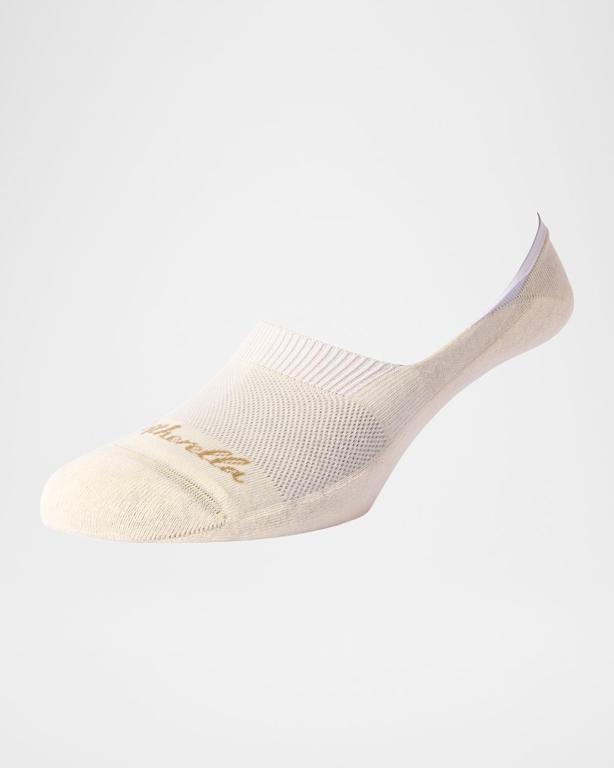 Pantherella Men's Stride Short Cotton Invisible Socks
