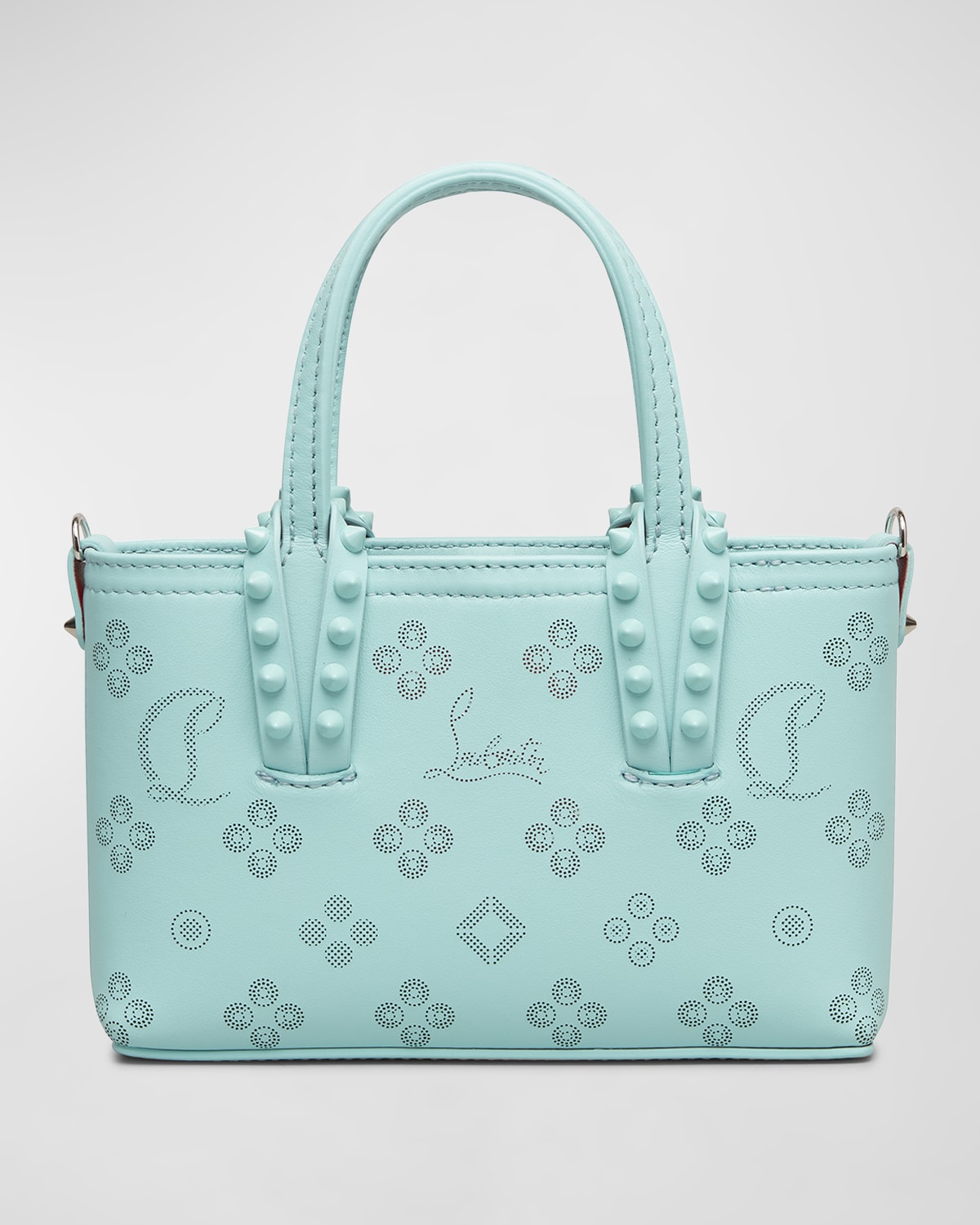 Bags Handbags Cromia Handbag blue allover print casual look 