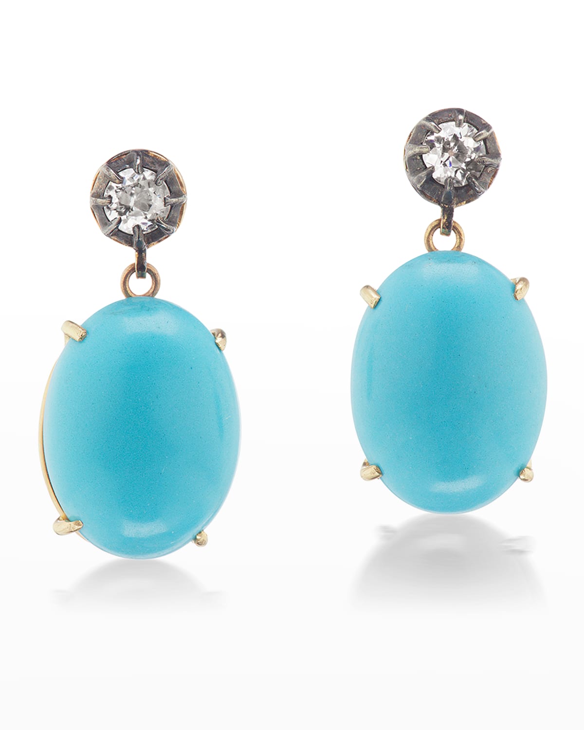 Elyssa Bass Turquoise Drop Earrings