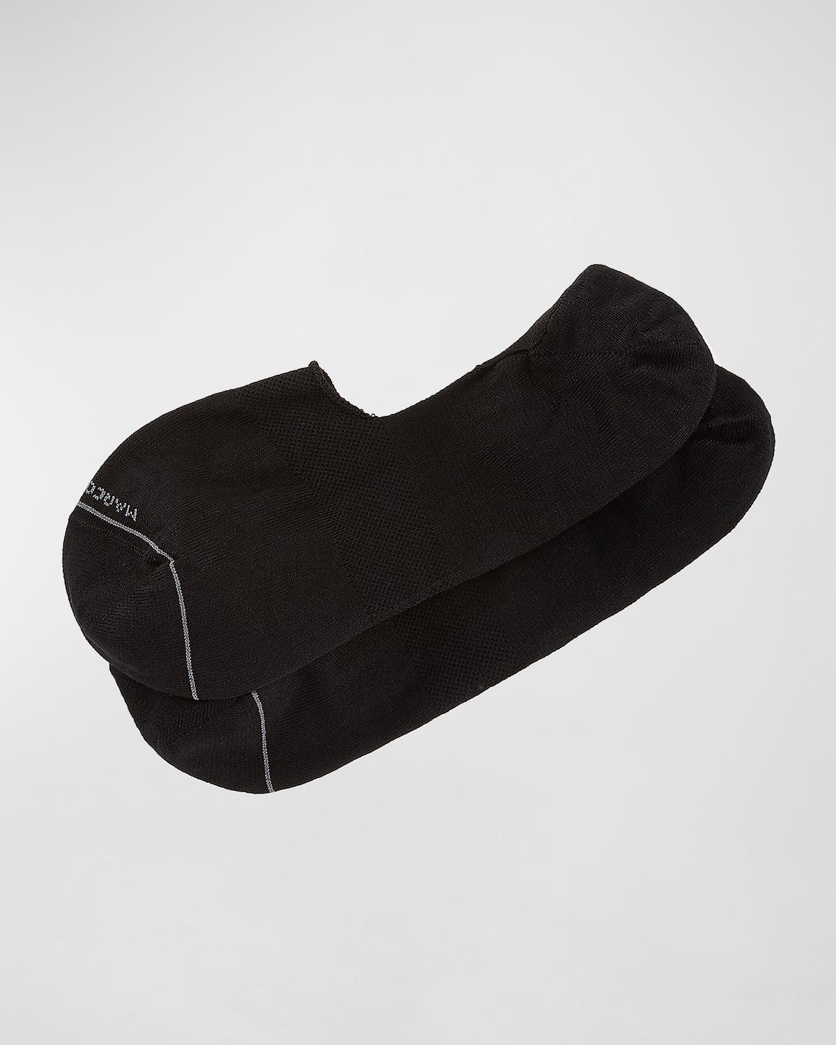 Marcoliani Invisible Touch Solid No-Show Socks
