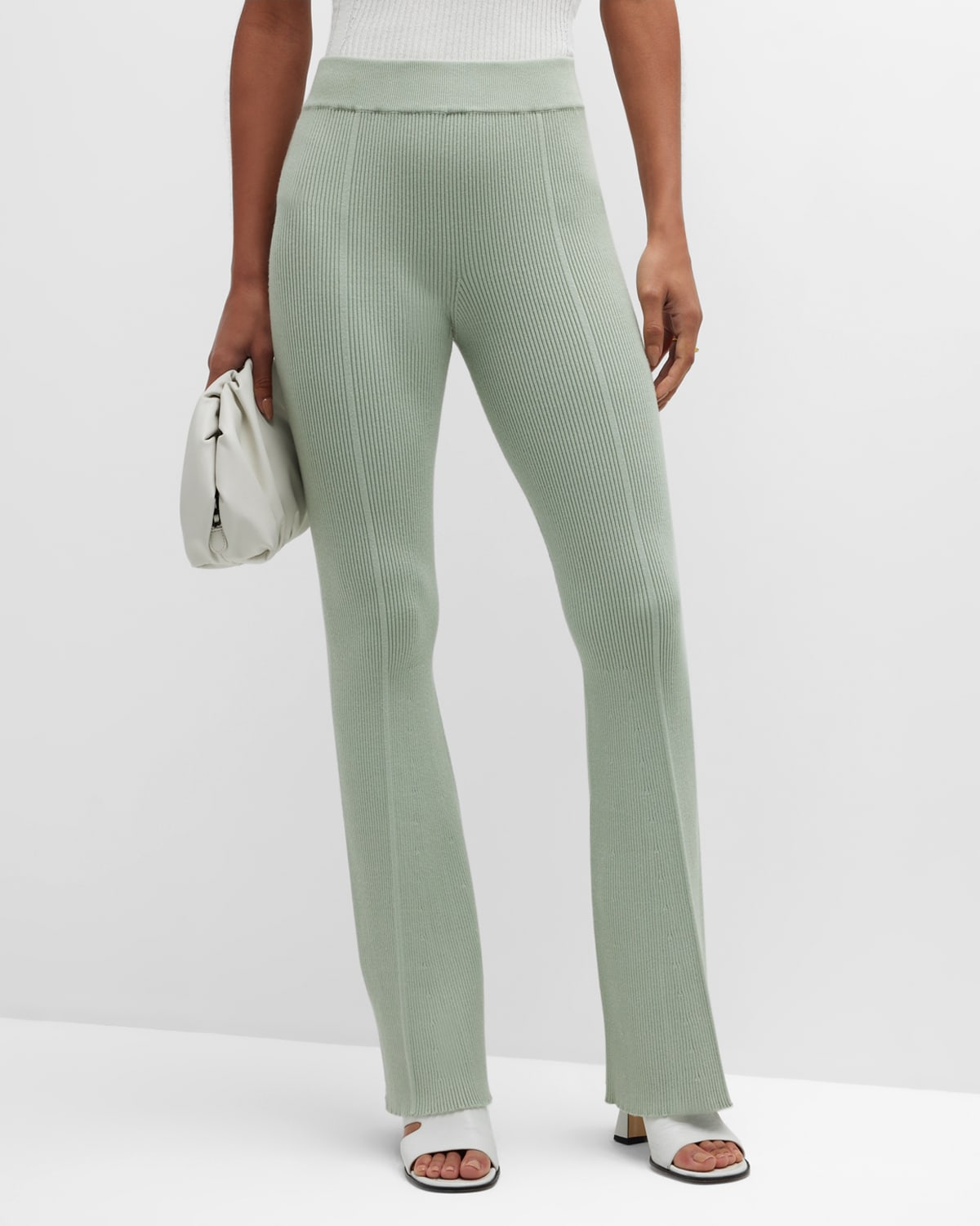 Ribbed Knit Pants | Neiman Marcus