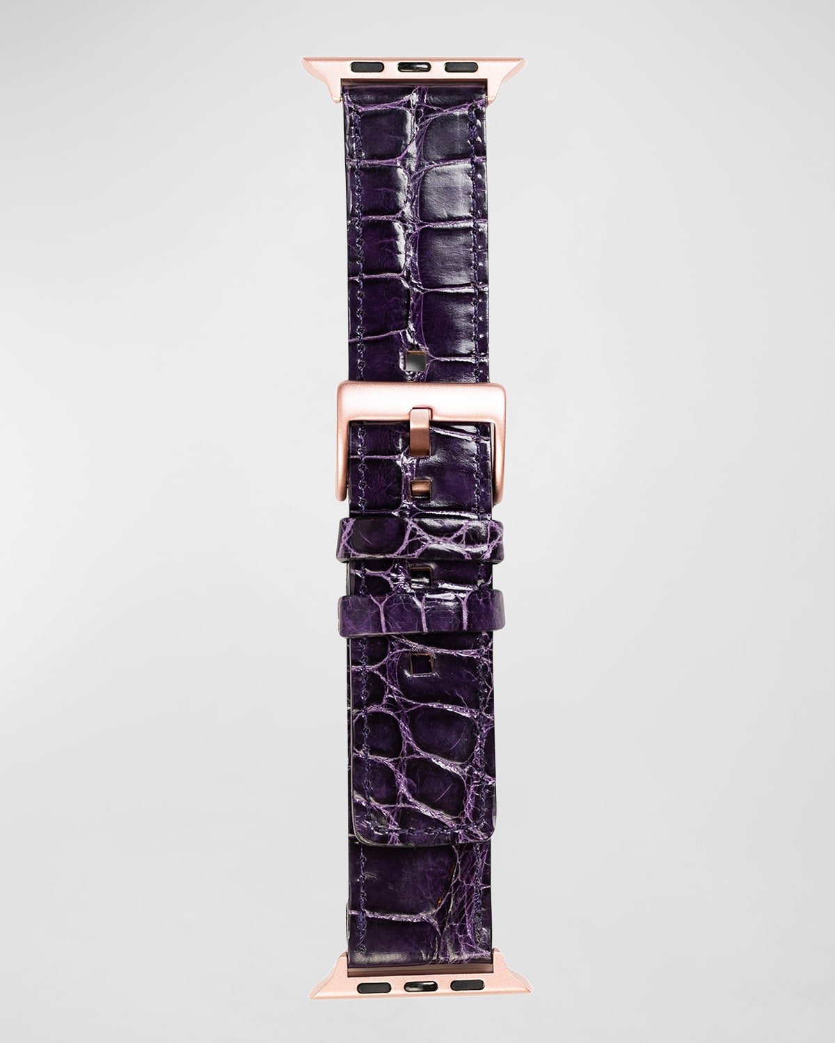 Abas Men 's Apple Watch Alligator Watch Strap