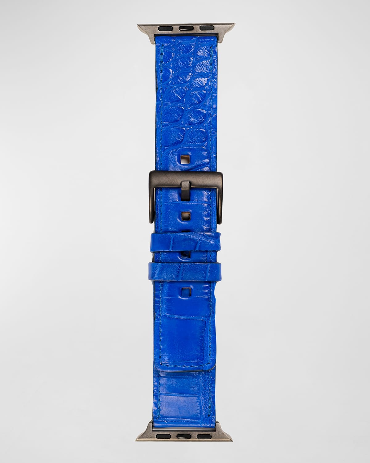 Abas Men 's Apple Watch Matte Alligator Watch Strap