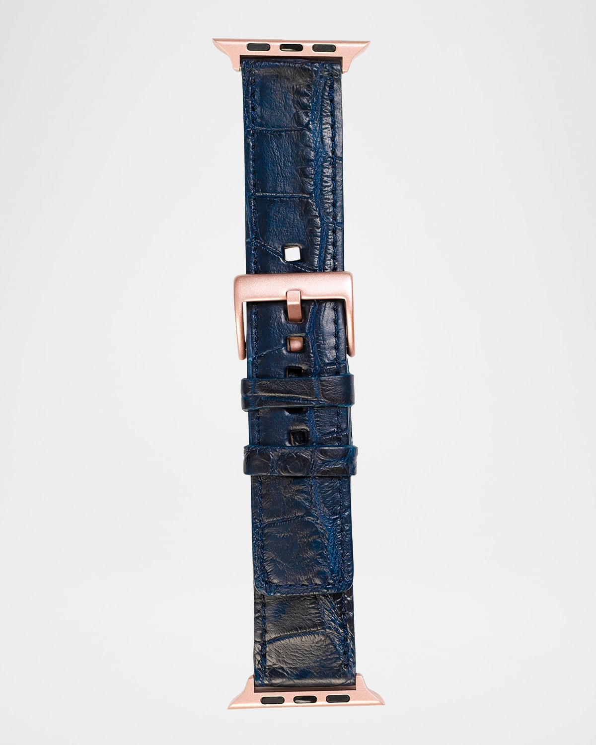 Abas Men 's Apple Watch Matte Alligator Watch Strap