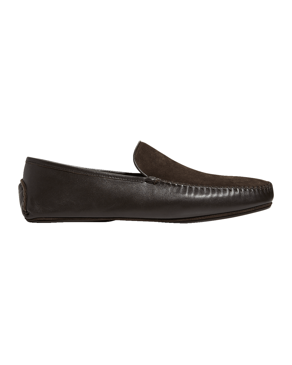 Manolo Blahnik Men's Mayfair Suede-Leather Loafers