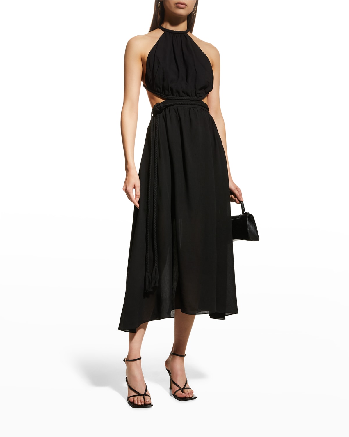 bcbg black gown