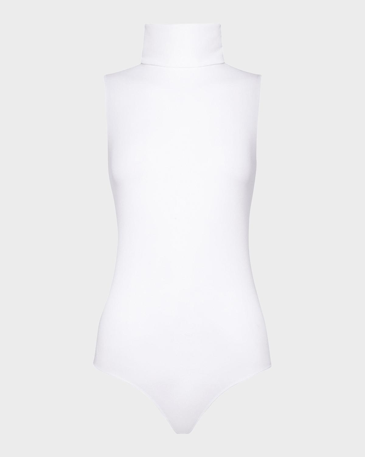 Wolford Sleeveless Turtleneck Viscose Bodysuit