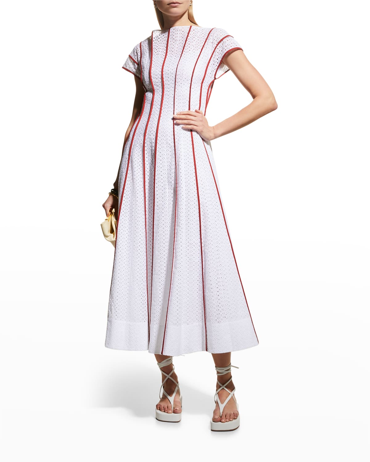 White Eyelet Dress Neiman Marcus