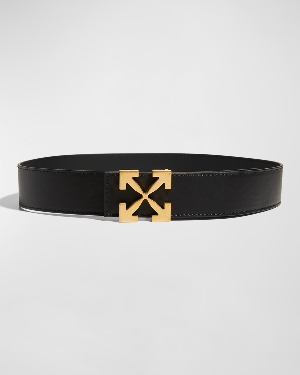 Off-White Arrow Reversible Leather Buckle Belt