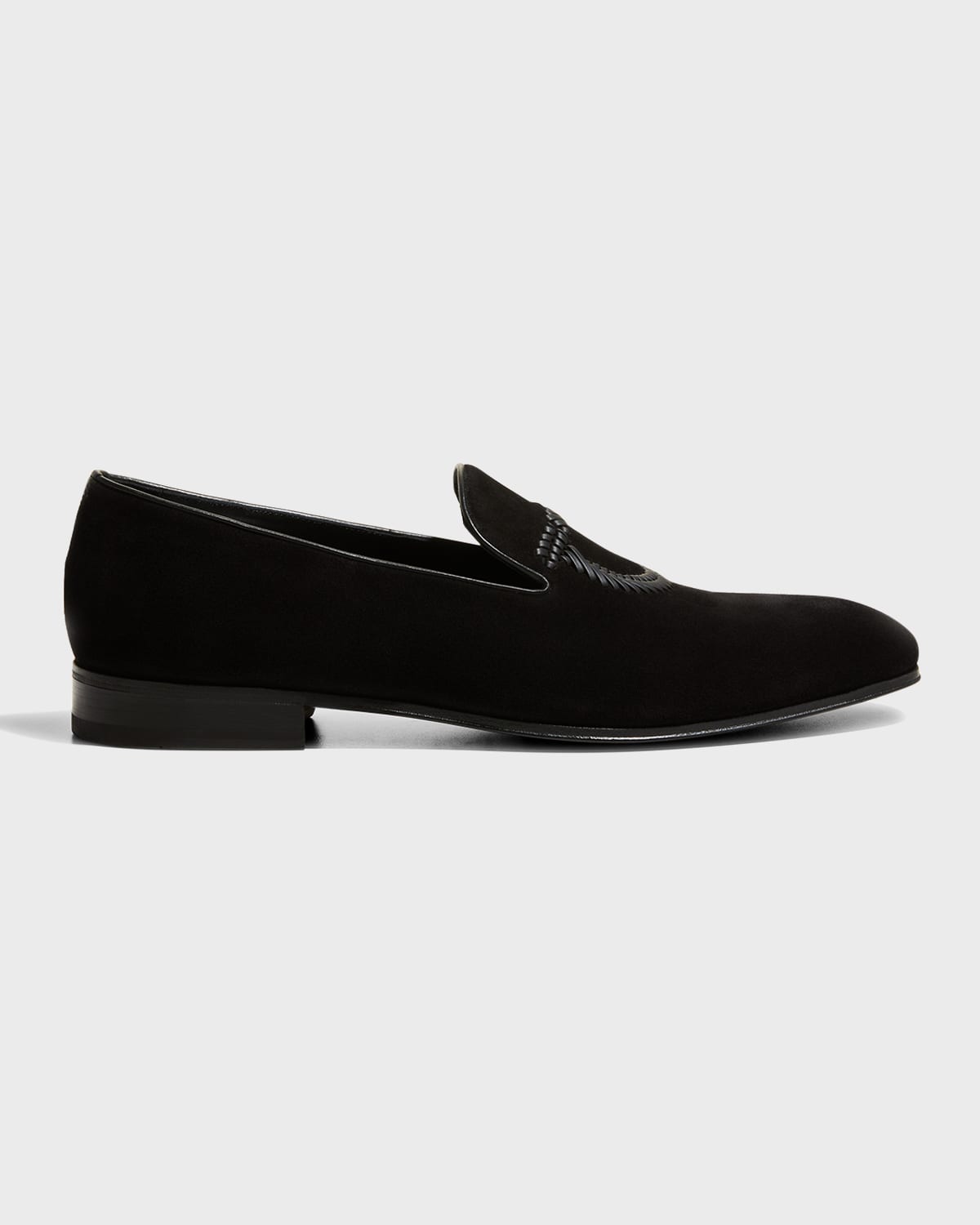 Black Suede Loafer | Neiman Marcus