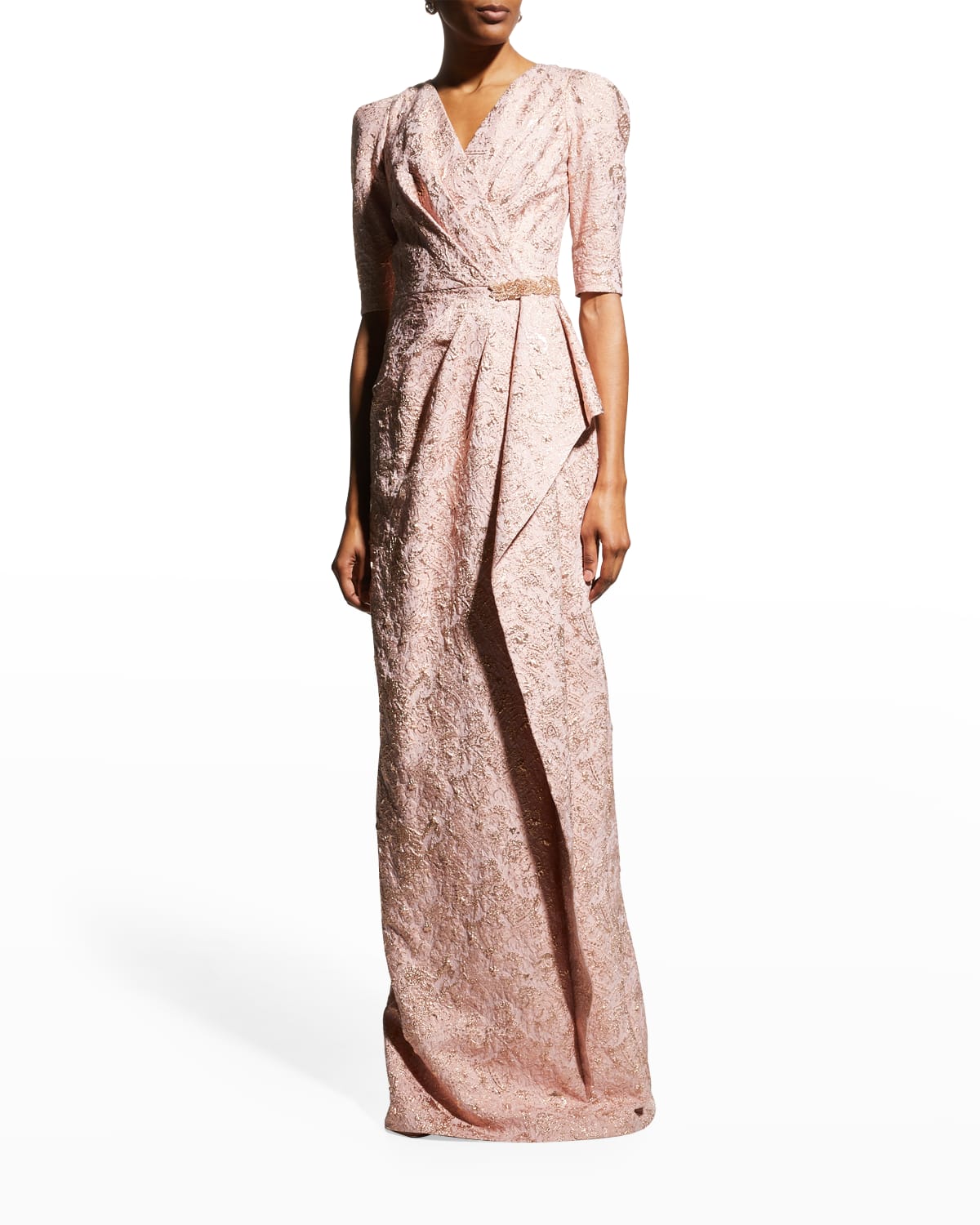 Pink Slit Evening Gown | Neiman Marcus