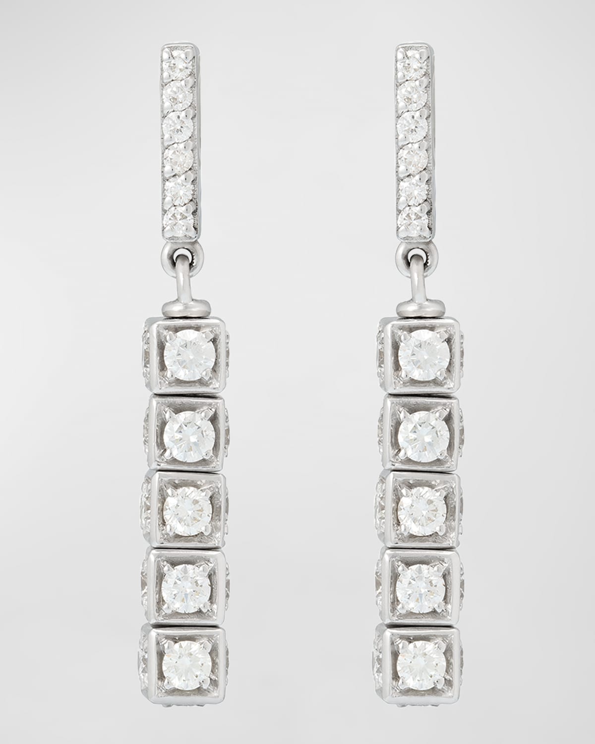 Miseno Faro Long Drop Earrings with Diamonds
