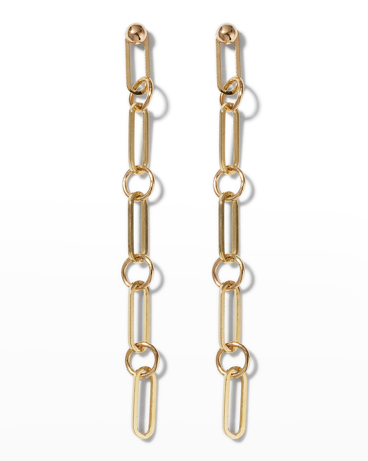 Gold Link Earrings Neiman Marcus