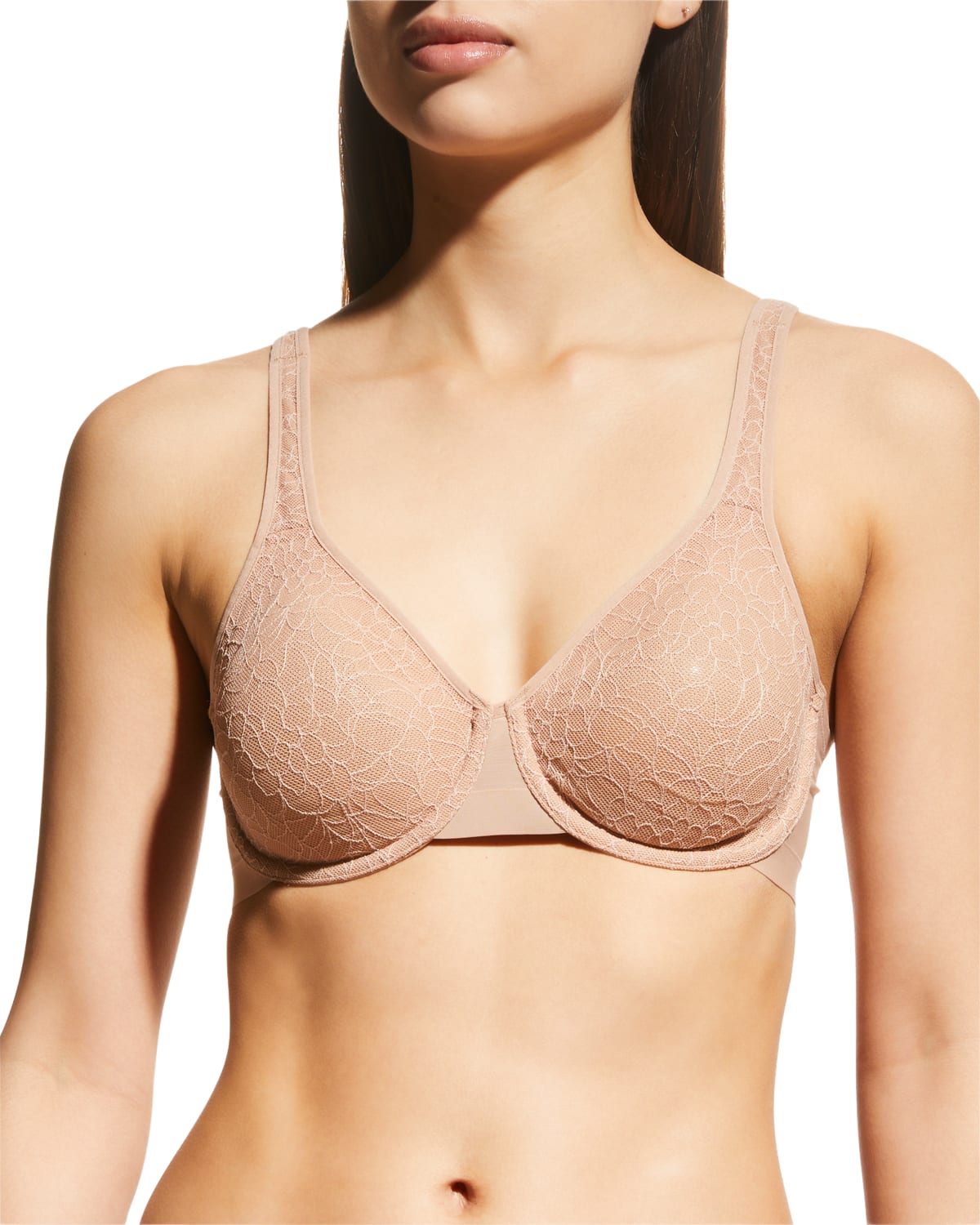 Women's Comfort Nylon Spandex Padded Bra Set