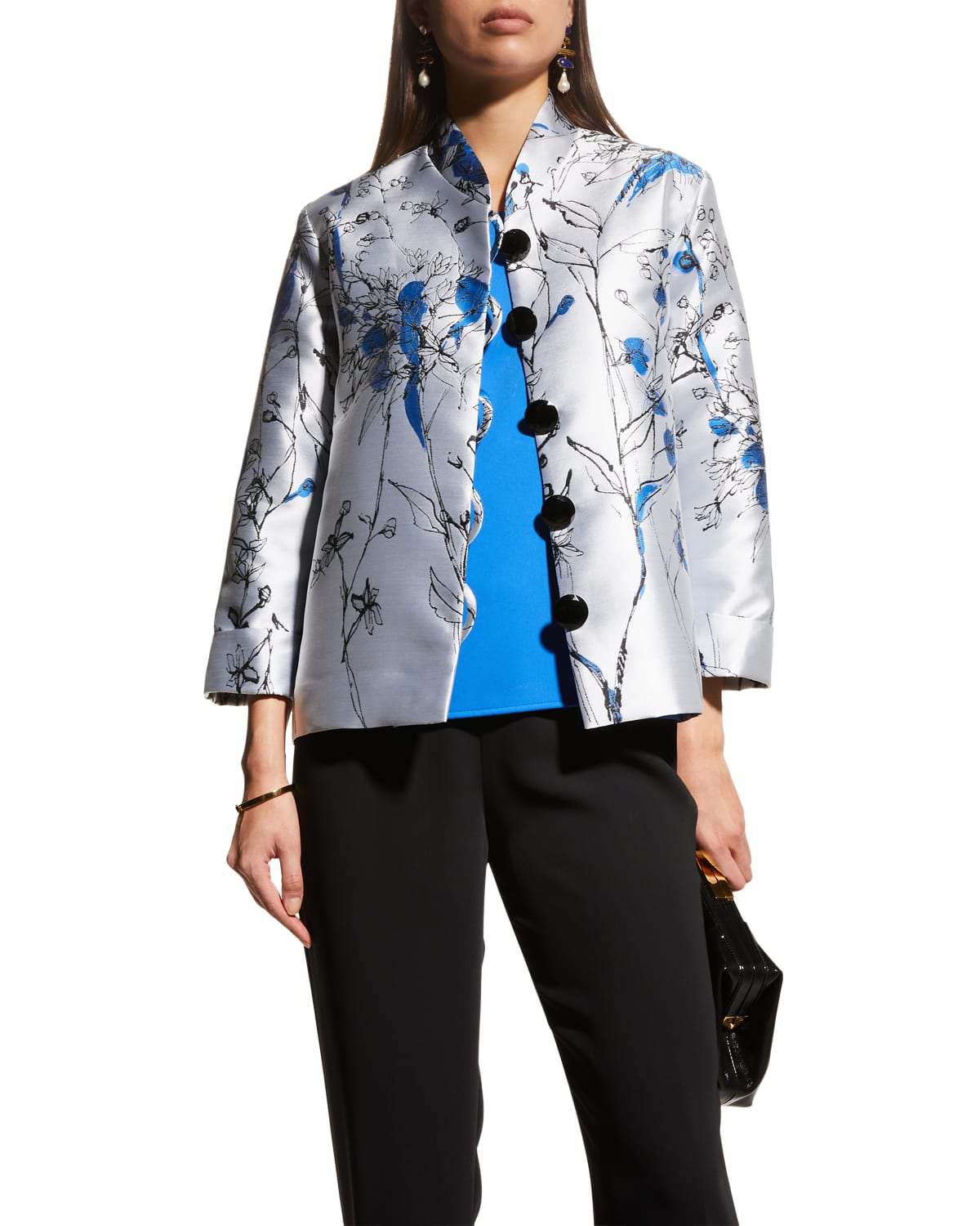 Cotton Jacquard Coat