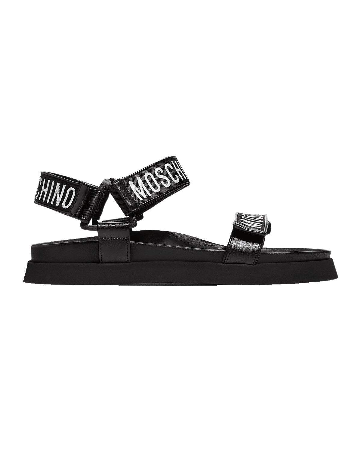 Moschino Men's Logo Tape Sandals