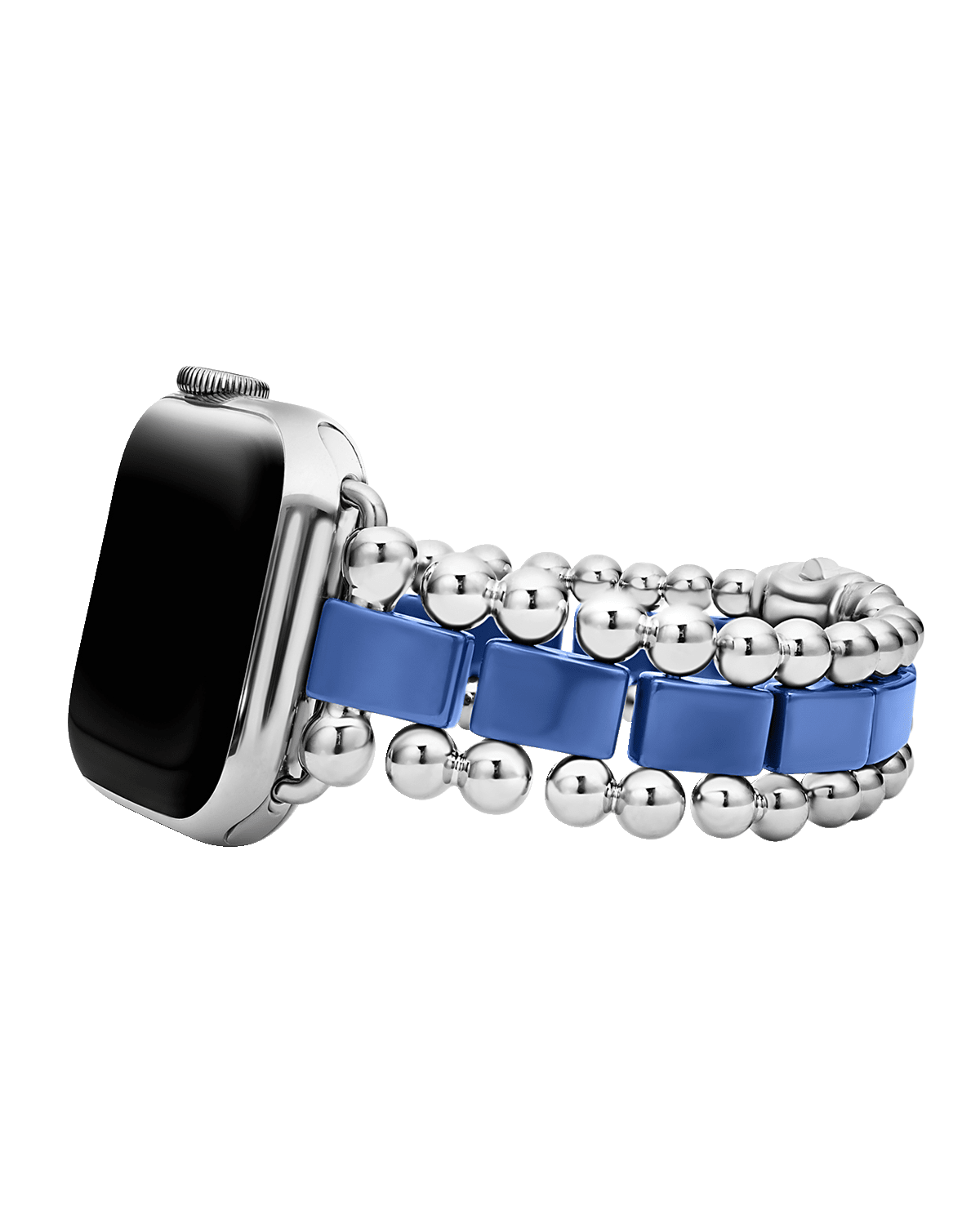 LAGOS Smart Caviar Ultramarine Ceramic Link Watch Band, 38-45mm