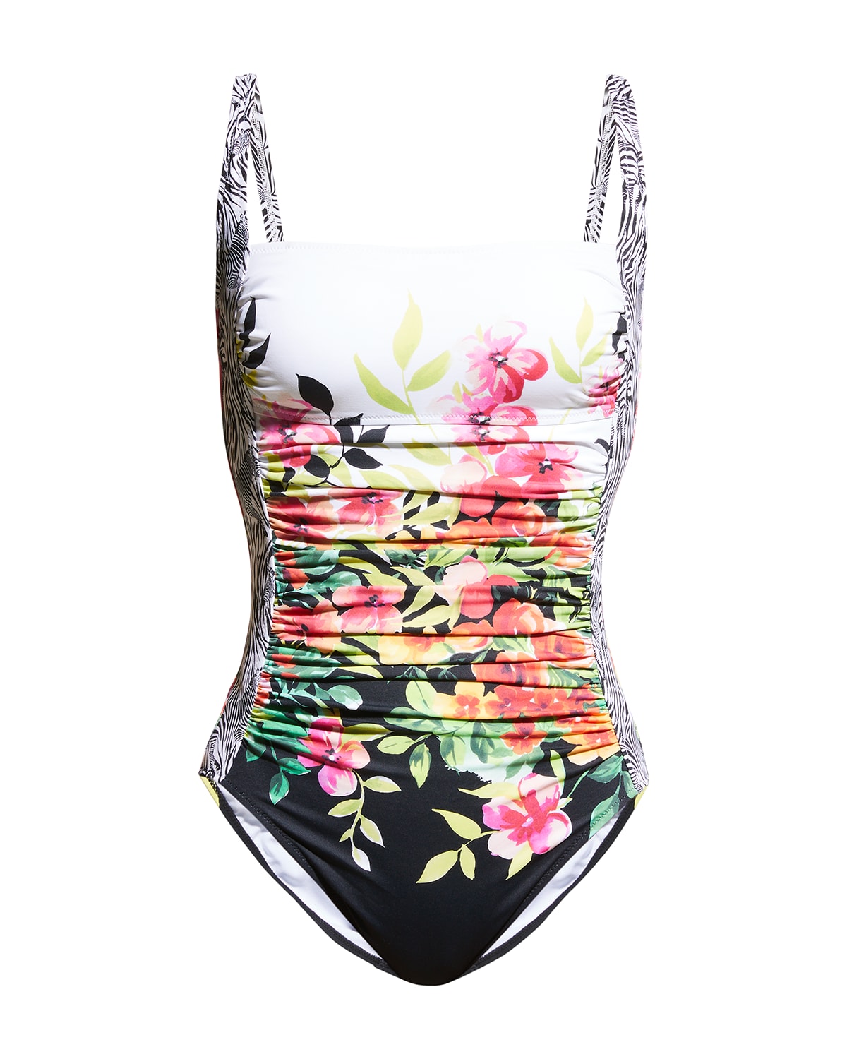 One Piece Ruched Swimwear Neiman Marcus