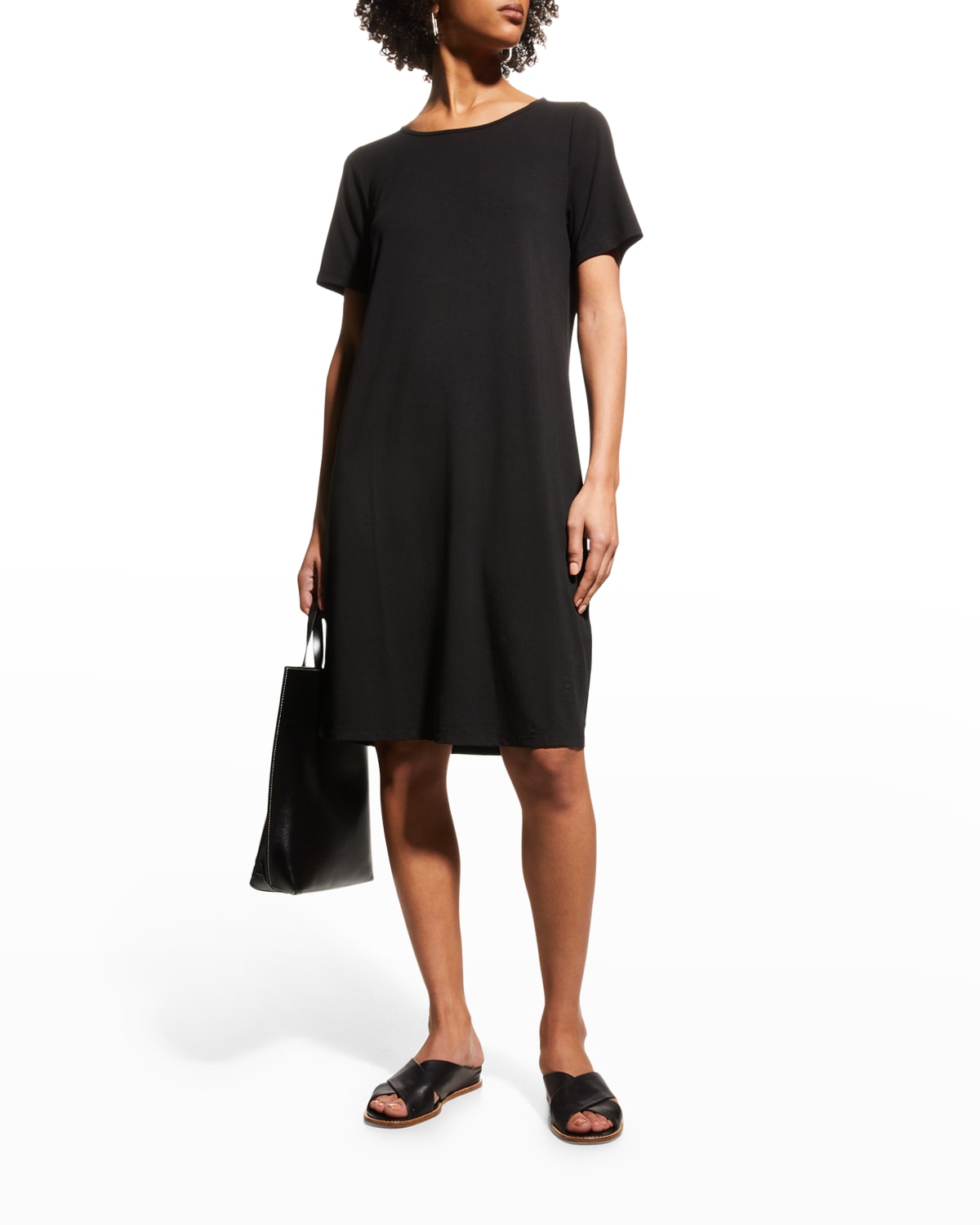Eileen Fisher Short Sleeve Dress ...