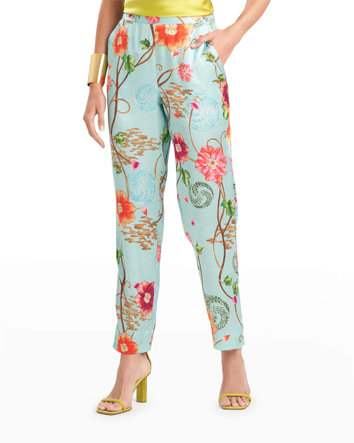 Womens Silk Pants | Neiman Marcus