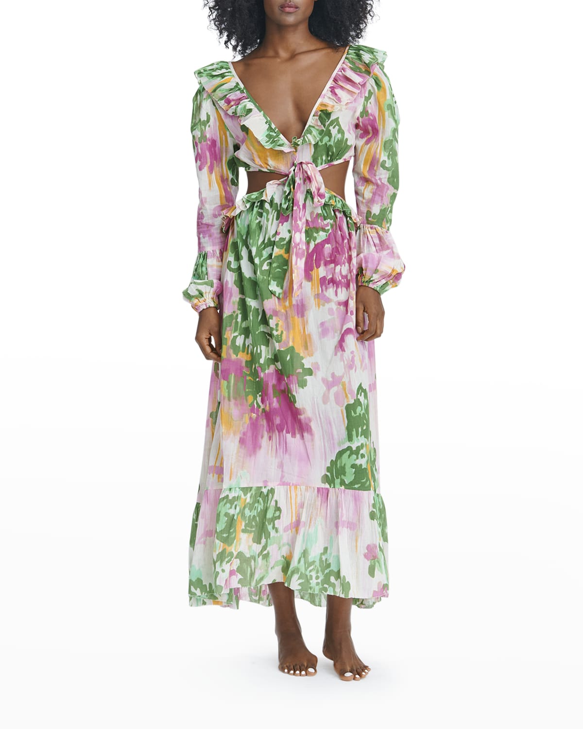 A Line Maxi Dress Neiman Marcus