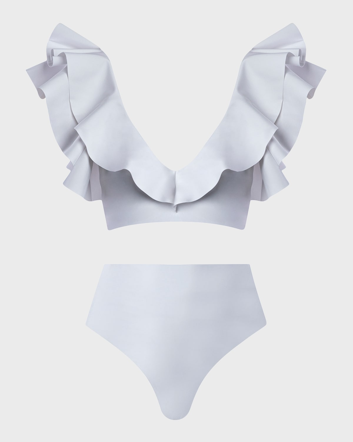MAYGEL CORONEL Mila Ruffle Two-Piece Bikini Set