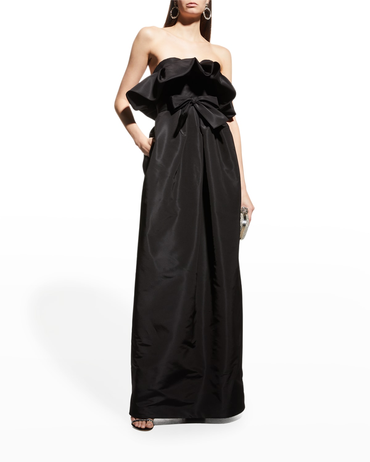 Black Strapless Gown | Neiman Marcus