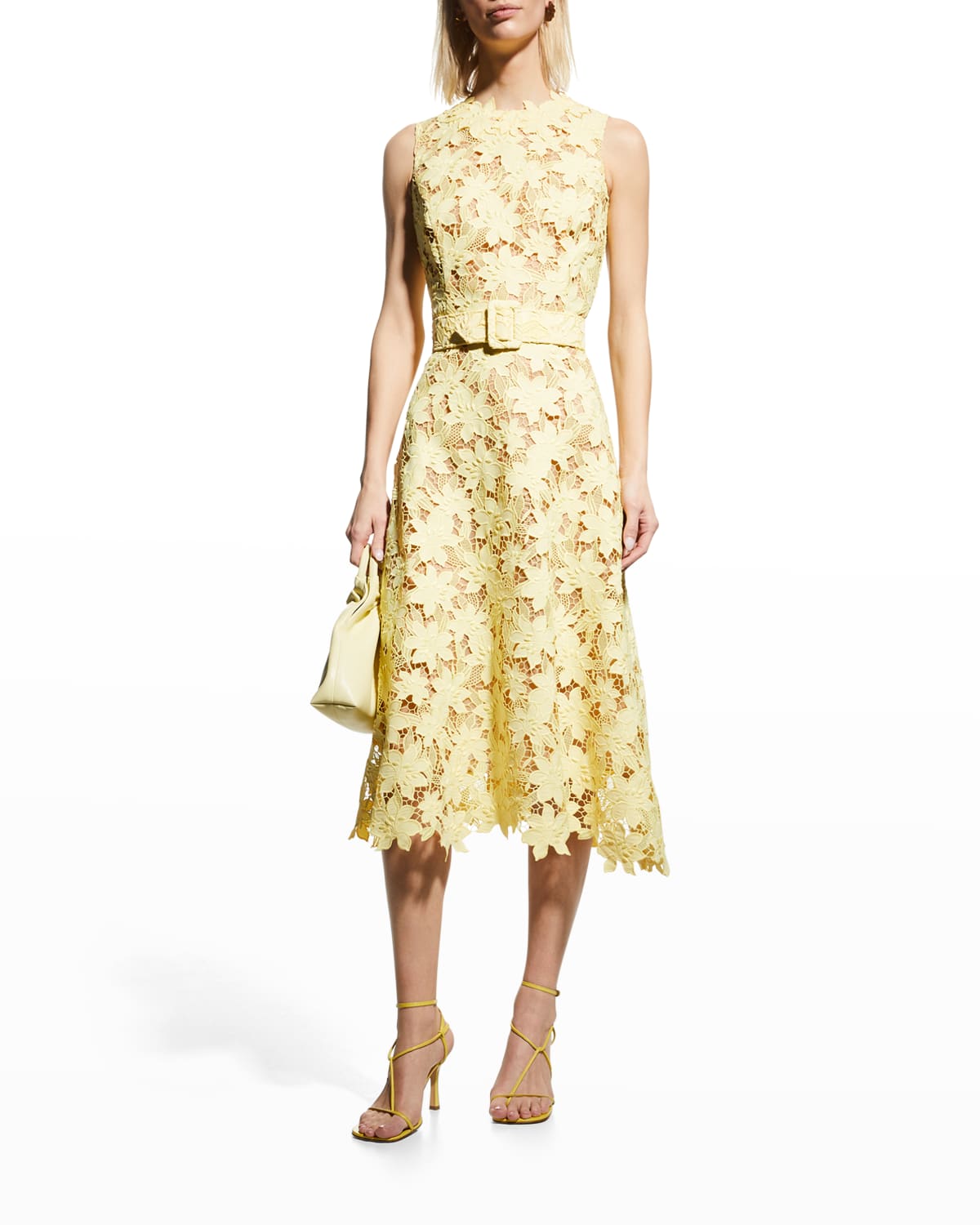 Oscar De La Renta Silk Dress | Neiman Marcus