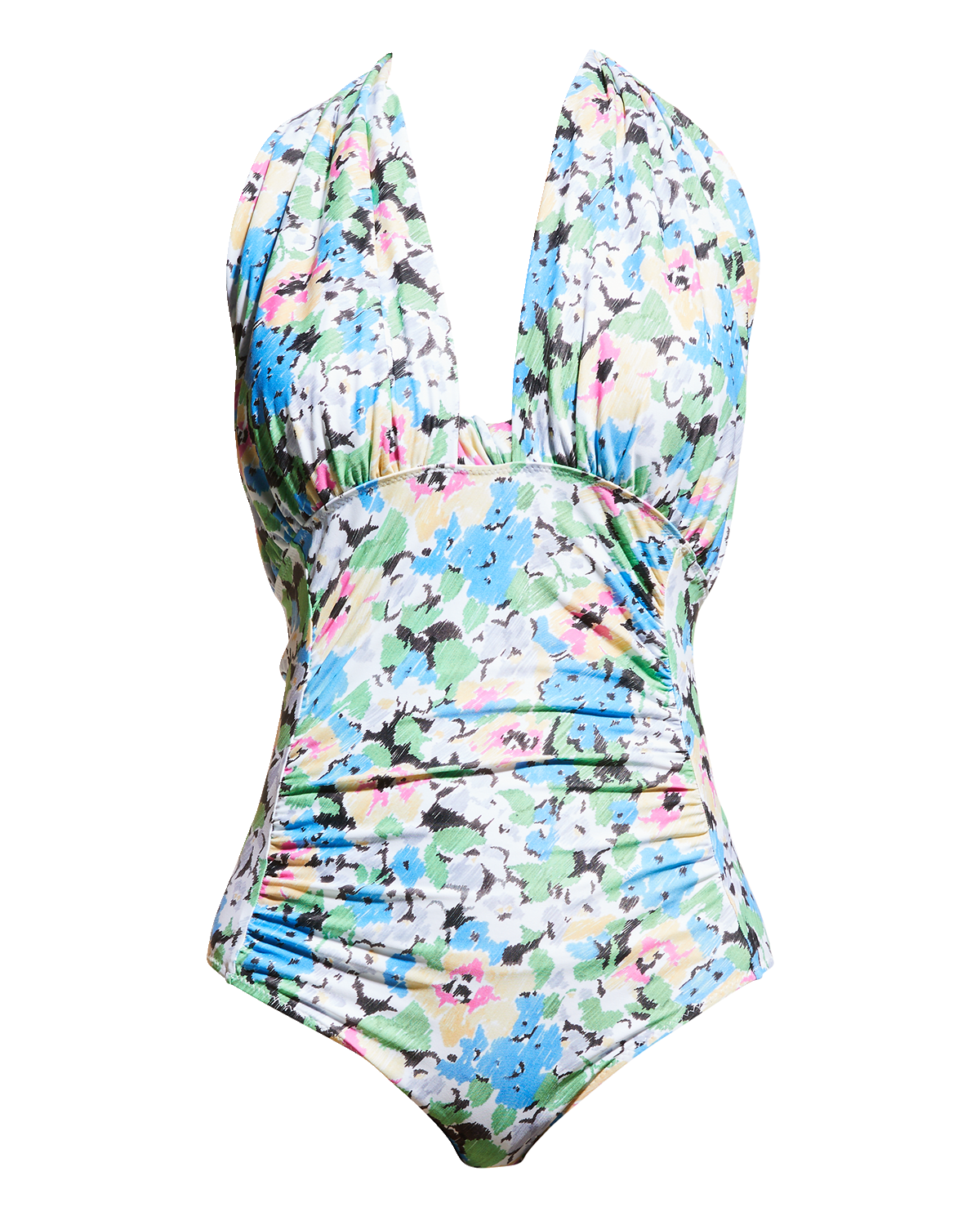 Camilla Merry Go Round Bandeau OnePiece Swimsuit Neiman Marcus
