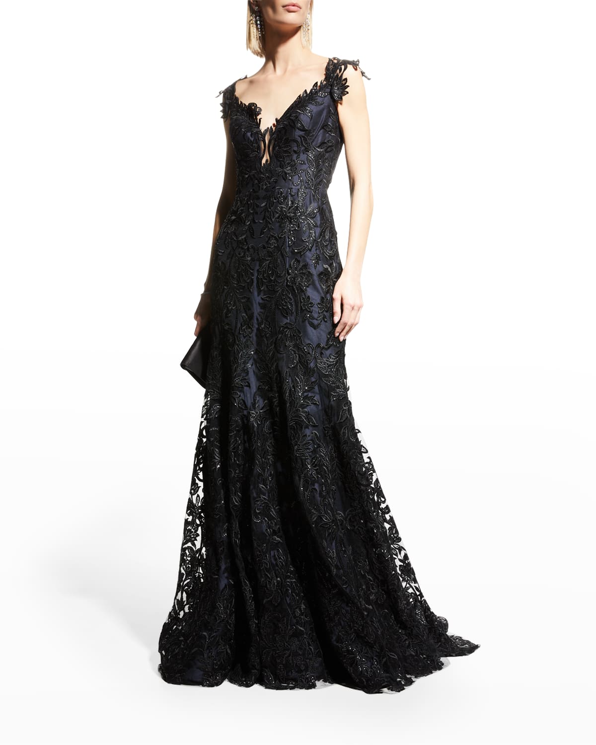 Black Silk Gown | Neiman Marcus