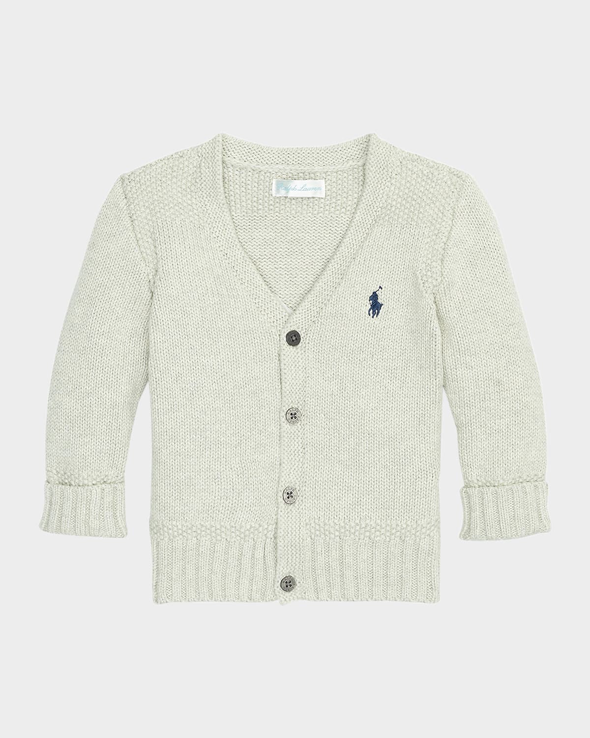Ralph Lauren Childrenswear Boy's Cotton Cardigan, Size 3M-24M
