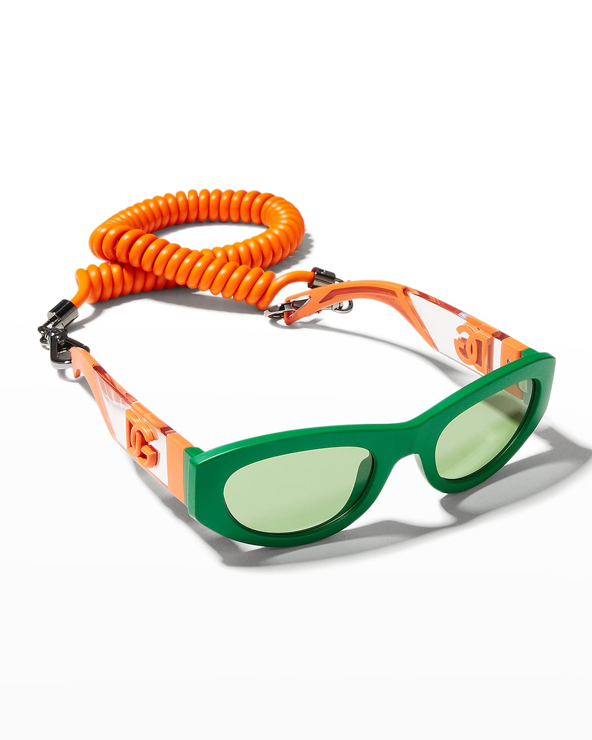 Orange Logo Sunglasses Neiman Marcus