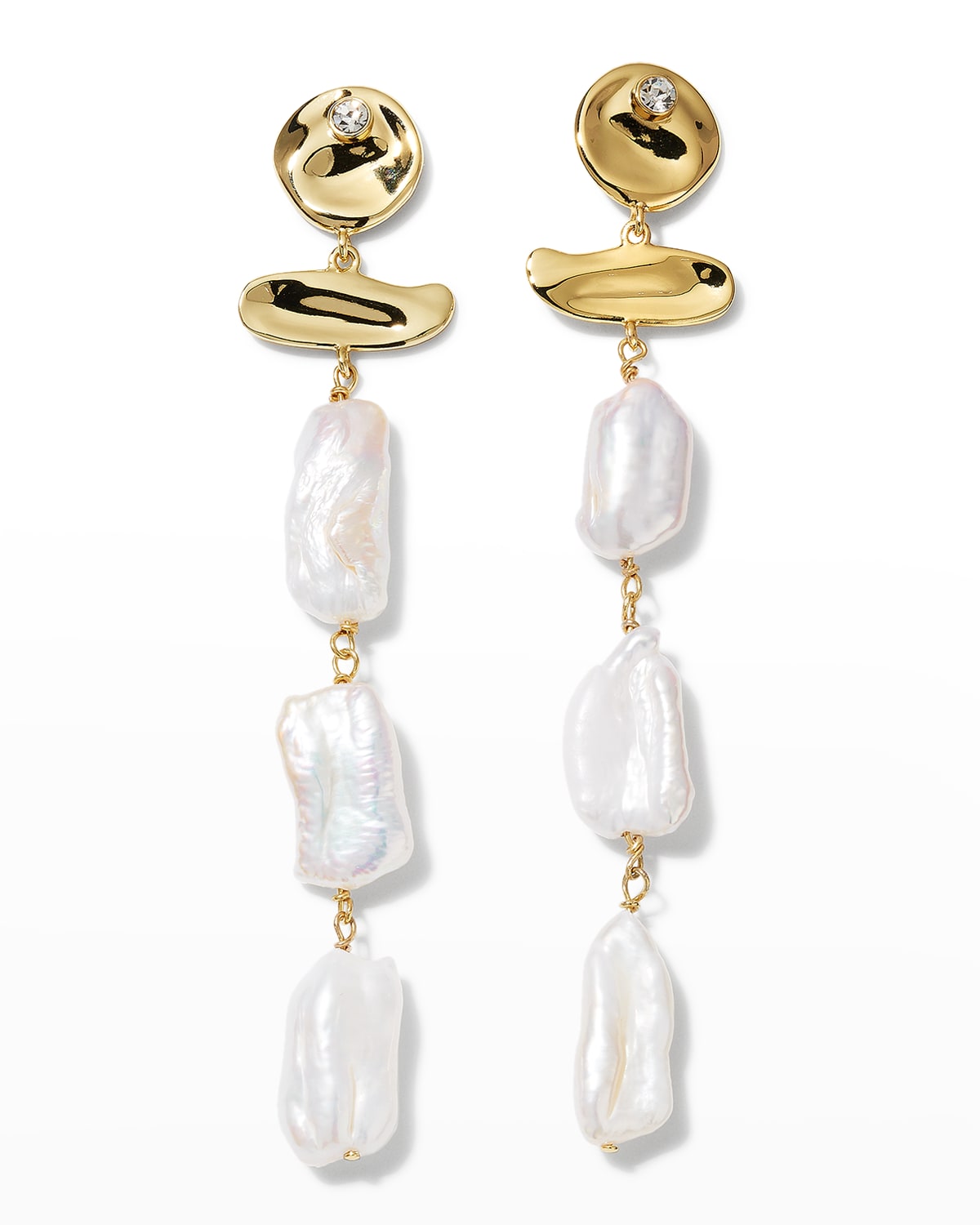 Contemporary Pearl Earrings Neiman Marcus